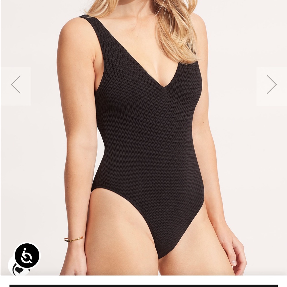Seafolly SEA DIVE DEEP V NECK ONE PIECE